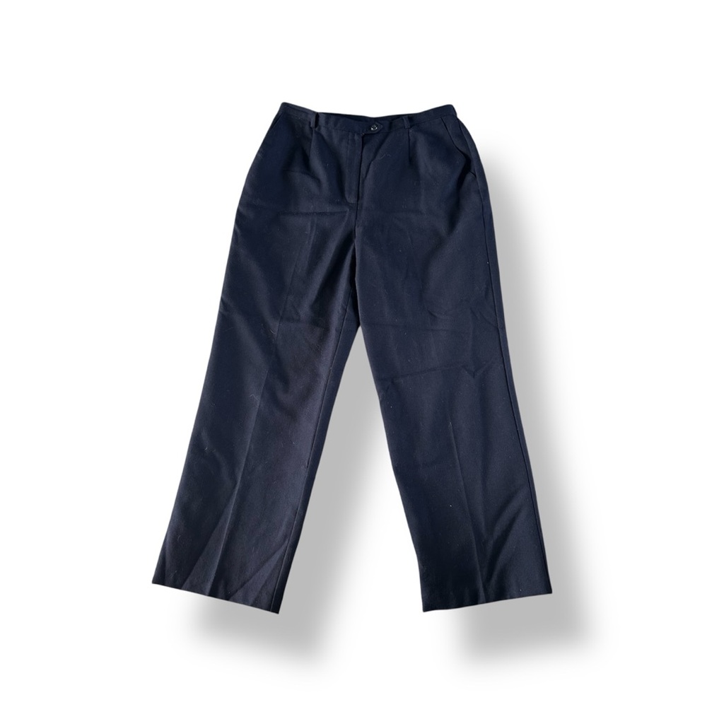 [Sag Harbor] Navy Vintage Wool Trousers